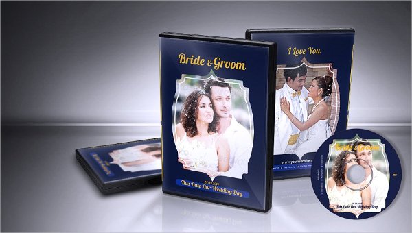 Wedding CD Cover Template