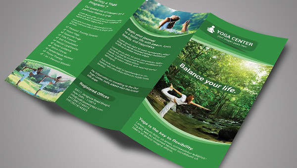 Yoga Brochure Templates