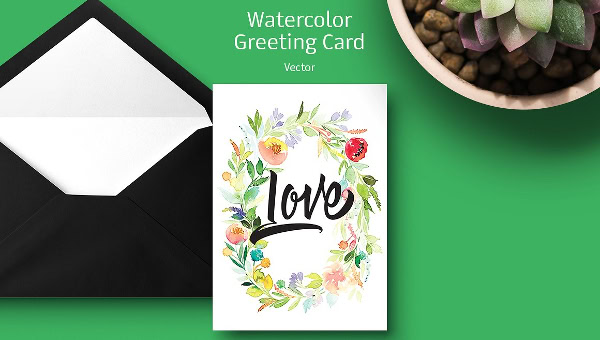 Watercolor Greeting Card Ideas