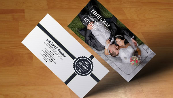 Wedding Gift Voucher Template