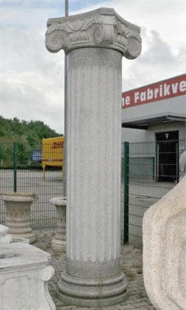 HARK Säule Athen Garten Gartendeko Stein Granit Steinsäule kaufen