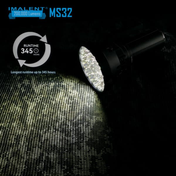 IMALENT MS32 世界最強フラッシュライト Amazon.com: IMALENT MS32 Brightest Flashlight 200,000 Lumens