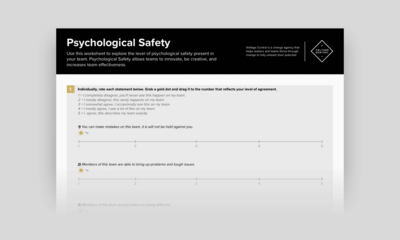 Psychological Safety Check