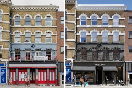 Renovated Bird in Hand, Hampstead by Patalab Architecture: Before and After Comparison.