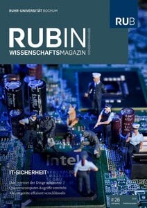 Cover Wissenschaftsmagazin Rubin Sonderheft IT Sicherheit