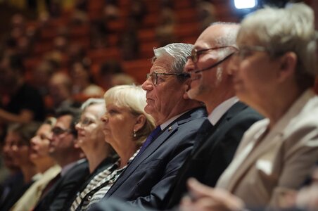 Ruhr Uni Bochum 50 Jahre Veranstaltung Bundespräsident Joachim Gauck und MP Hannelore Kraft Festakt