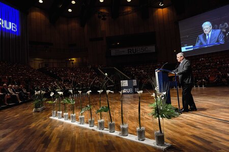 Ruhr Uni Bochum 50 Jahre Veranstaltung Bundespräsident Joachim Gauck