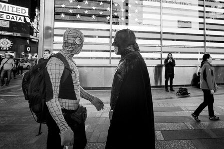 Spiderman und Batman New York