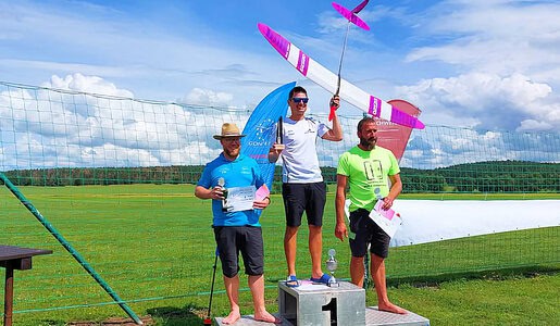Thorsten (2.), Jan (Sieger) und Robert (3.) (v.l.n.r.)