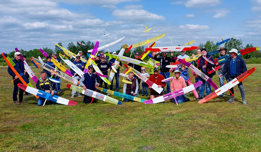 Das schöne bunte Gruppenbild