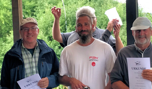 Die Gewinner - Frank (2.), Robert (1.) und Dietmar (3.) (v.l.n.r.)