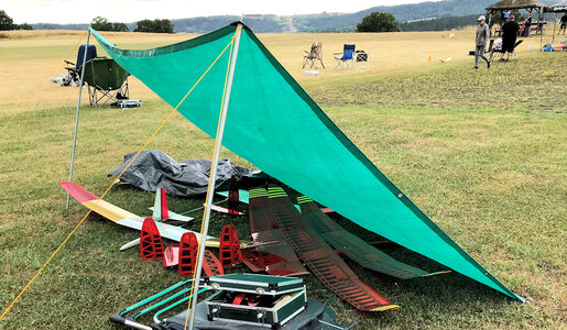 Regenschutz für genau einen Schauer