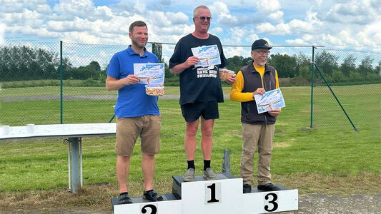 Die Sieger - Moritz (2.), Loet (Sieger) und Andreas (3.) (v.l.n.r.)