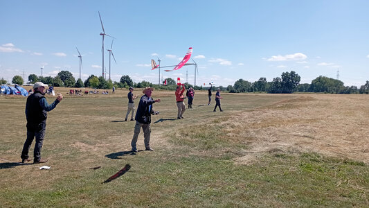 Hans beim Start