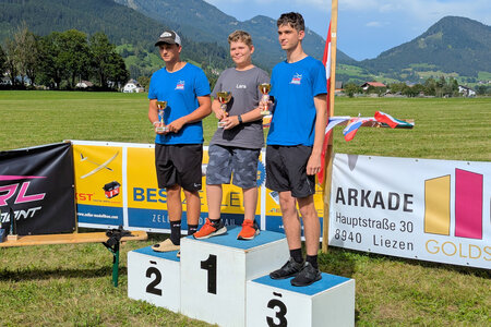 Lars gewinnt die Jugendwertung vor Simon und Jordan