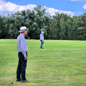 Norbert entspannt am Seil