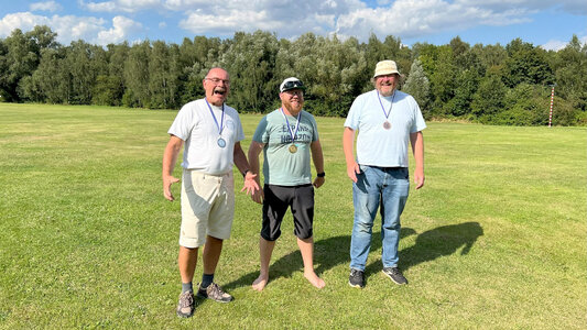 Die Glücklichen - Jörg (2.), Thorsten (Sieger) und Stefan (3.) (v.l.n.r.) (Foto RC-Network)