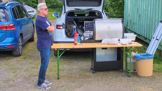 Mittag in Vorbereitung