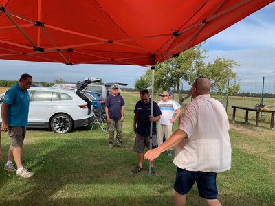Steht alles gerade und fest?
