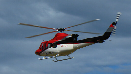 Die Bell 412, die als Original in der Flotte von ERA Helicopters in den USA flog