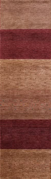 Gabbeh-Jumbo - Teppich aus Indien,  Schurwolle, Größe: 83x296cm Sonderpreis: € 322,-