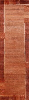 Tibet-Color - Teppich aus Indien,  Schafwolle/Viskose, Größe: 87x297cm Sonderpreis: € 542,-