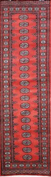 Bochara - Teppich aus Pakistan,  Schurwolle, Größe: 81x301cm Sonderpreis: € 511,-