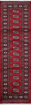 Bochara - Teppich aus Pakistan,  Schurwolle, Größe: 80x275cm Sonderpreis: € 461,-