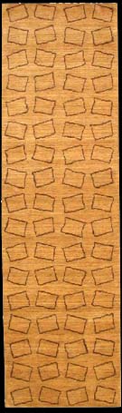 Gabbeh-Loom - Teppich aus Indien,  Schurwolle, Größe: 71x241cm Sonderpreis: € 108,-