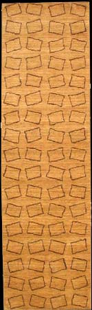 Gabbeh-Loom - Teppich aus Indien,  Schurwolle, Größe: 71x241cm Sonderpreis: € 108,-