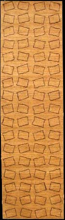 Gabbeh-Loom - Teppich aus Indien,  Schurwolle, Größe: 71x241cm Sonderpreis: € 108,-