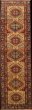 Kazak Exklusiv - Teppich aus Afghanistan ,  Ghazniwolle, Größe: 76x267cm Sonderpreis: € 771,-