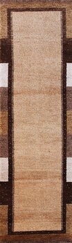 Gabbeh-Jumbo - Teppich aus Indien,  Schurwolle, Größe: 71x252cm Sonderpreis: € 188,-