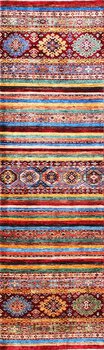 Gabbeh-Loribaff - Teppich aus Afghanistan ,  Ghazniwolle, Größe: 90x292cm Sonderpreis: € 1.308,-