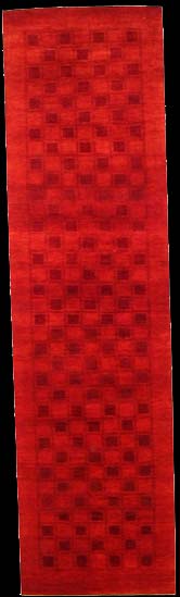 Gabbeh-Loribaff - Teppich aus Indien,  Neuseelandwolle, Größe: 79x291cm Sonderpreis: € 705,-