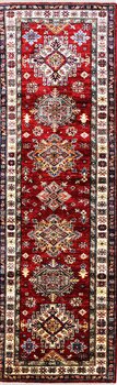 Kazak Exklusiv - Teppich aus Afghanistan ,  Ghazniwolle, Größe: 81x262cm Sonderpreis: € 834,-