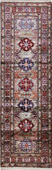 Kazak Exklusiv - Teppich aus Afghanistan ,  Ghazniwolle, Größe: 61x192cm Sonderpreis: € 460,-