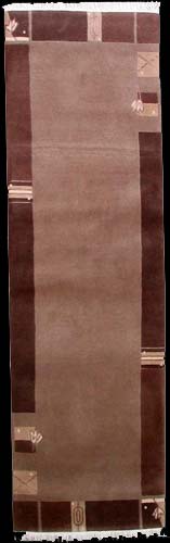 Anapurna - Teppich aus Nepal,  Schurwolle, Größe: 76x254cm Sonderpreis: € 208,-