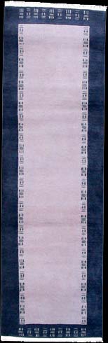 Anapurna - Teppich aus Nepal,  Schurwolle, Größe: 75x243cm Sonderpreis: € 173,-