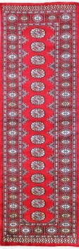 Bochara - Teppich aus Pakistan,  Schurwolle, Größe: 78x245cm Sonderpreis: € 401,-