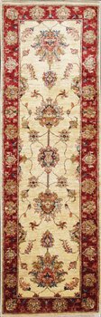 Ziegler-Chobi - Teppich aus Afghanistan ,  Ghazniwolle, Größe: 63x198cm Sonderpreis: € 457,-