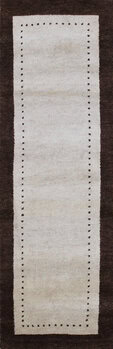 Gabbeh-Jumbo - Teppich aus Indien,  Schurwolle, Größe: 78x249cm Sonderpreis: € 255,-