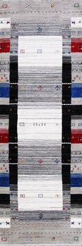 Gabbeh-Loom - Teppich aus Indien,  Schurwolle, Größe: 83x250cm Sonderpreis: € 435,-