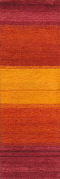 Gabbeh-Jumbo - Teppich aus Indien,  Schurwolle, Größe: 85x254cm Sonderpreis: € 227,-