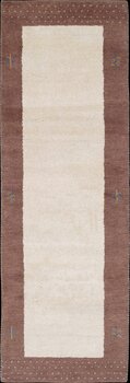 Gabbeh-Jumbo - Teppich aus Indien,  Schurwolle, Größe: 83x252cm Sonderpreis: € 220,-