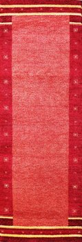 Gabbeh-Jumbo - Teppich aus Indien,  Schurwolle, Größe: 82x245cm Sonderpreis: € 211,-