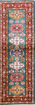 Kazak Exklusiv - Teppich aus Afghanistan ,  Ghazniwolle, Größe: 62x173cm Sonderpreis: € 421,-