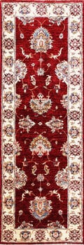 Ziegler-Chobi - Teppich aus Afghanistan ,  Ghazniwolle, Größe: 63x182cm Sonderpreis: € 450,-