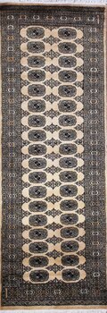 Bochara - Teppich aus Pakistan,  Schurwolle, Größe: 80x228cm Sonderpreis: € 383,-