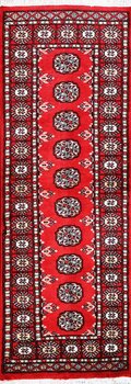Bochara - Teppich aus Pakistan,  Schurwolle, Größe: 66x187cm Sonderpreis: € 259,-